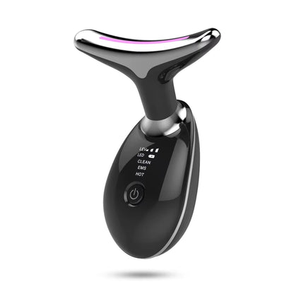 Massageador Facial LED Vibration Pro – Rejuvenesça, Tonifique e Redefina Seu Rosto em Minutos por Dia